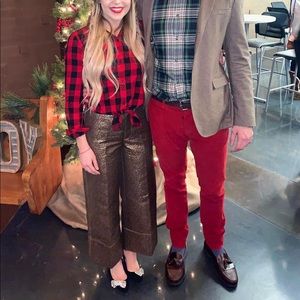 J crew size 27 shimmery pants